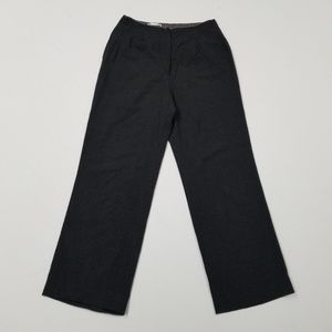 Jil Sander Wool Blend Gray Pants Wide Leg Trousers Chinos Made In Italy Women 38